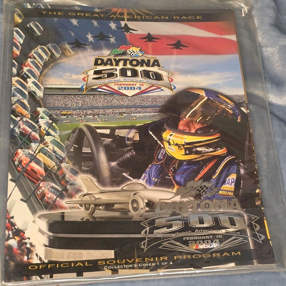 2004 Daytona 500 Official Souvenir Program Collector's Cover 1 of 4